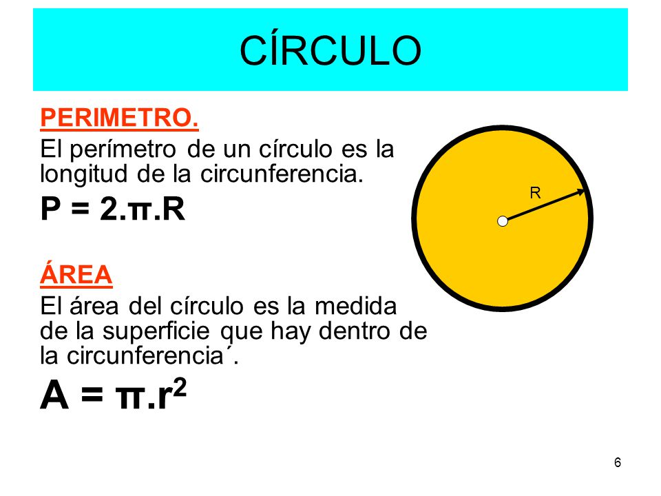 Areas de circunferencia